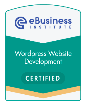 eBusiness Institute WordPress Website Development certification