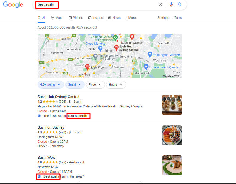 how google's search intent works